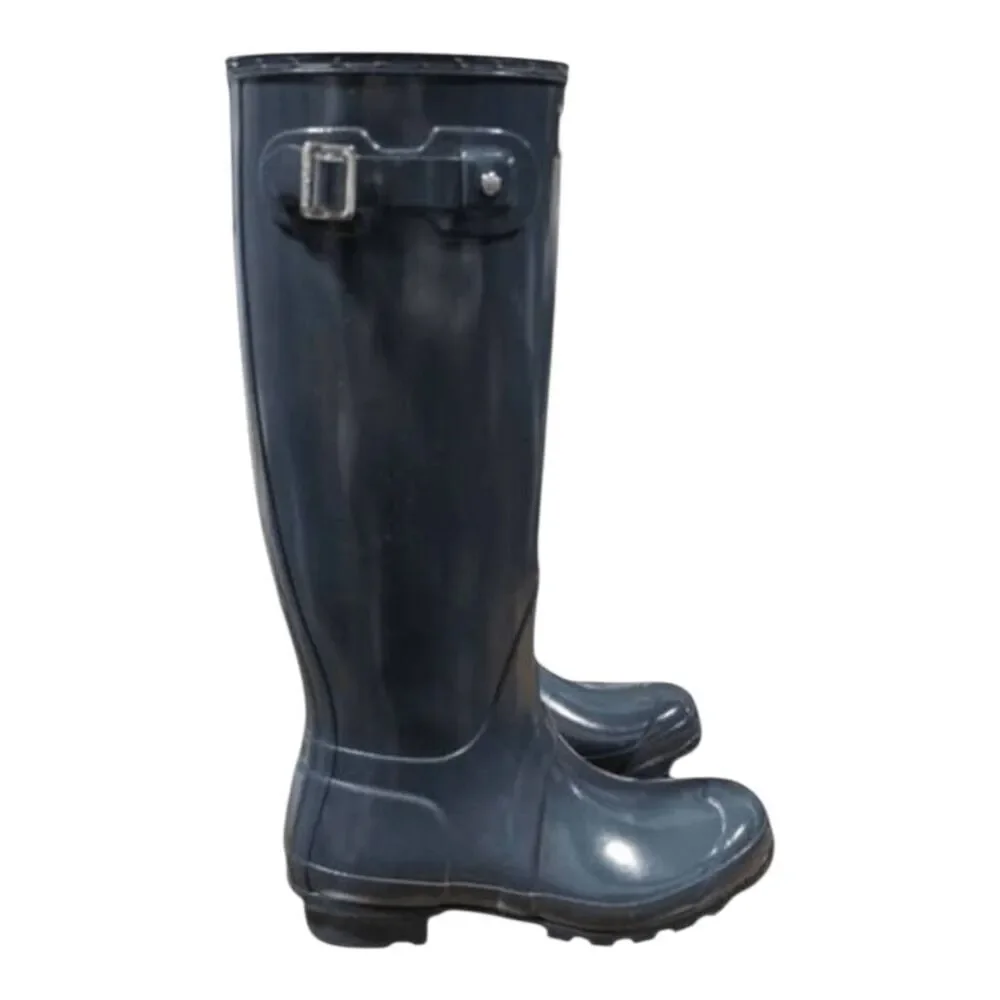 HUNTER Original Tall Gloss Rain Boot Size 6